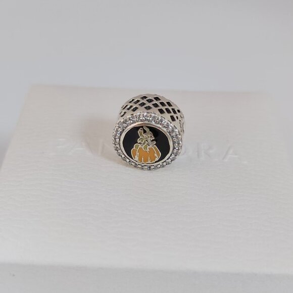 Pandora Silver and Orange Charm Bracelet - Picture 6 of 11